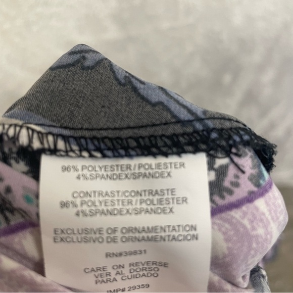 Xoxo Y2K hankerchief tank top paisley silky women’s small vintage club wear - Picture 8 of 9